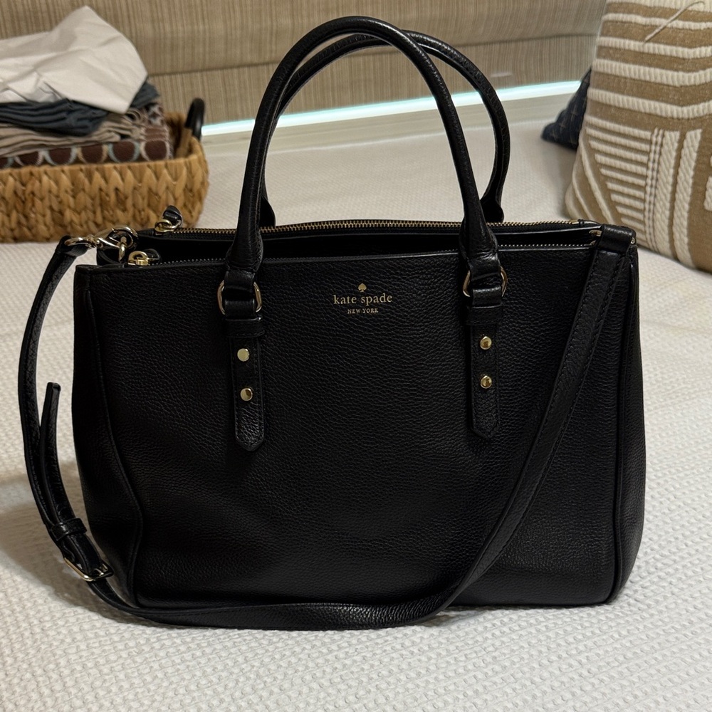 Kate Spade Black Satchel Bag